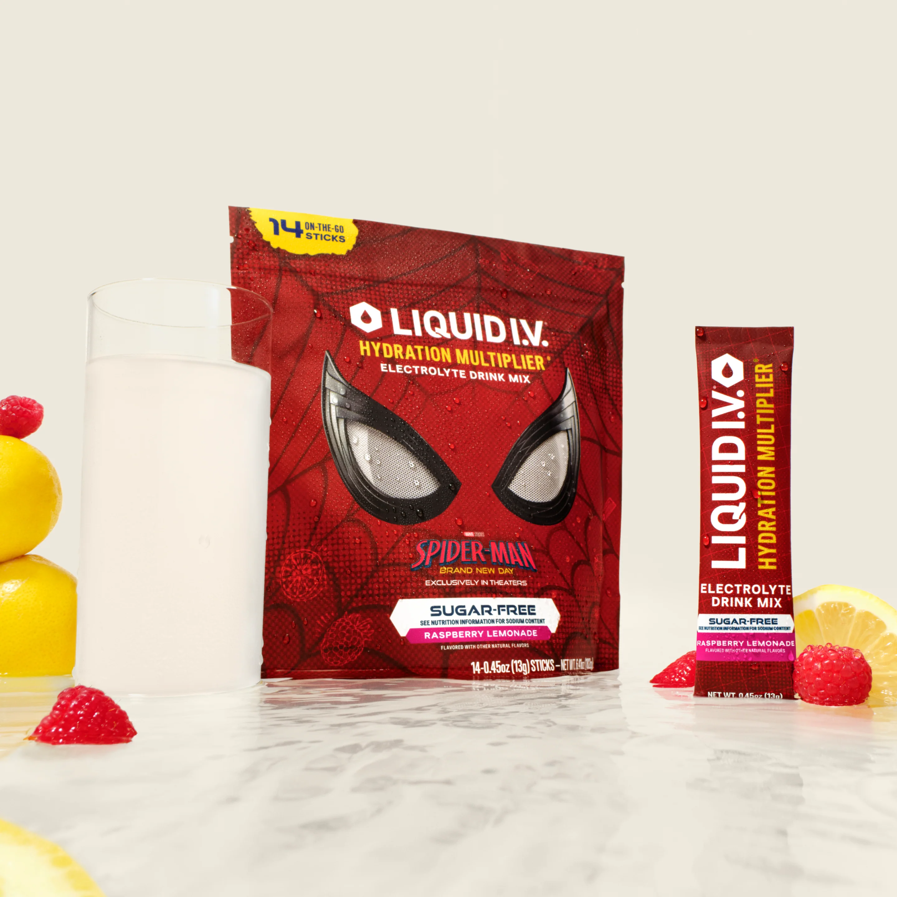 Limited Edition Spider-Man Raspberry Lemonade Hydration Multiplier® Sugar-Free - Image 3