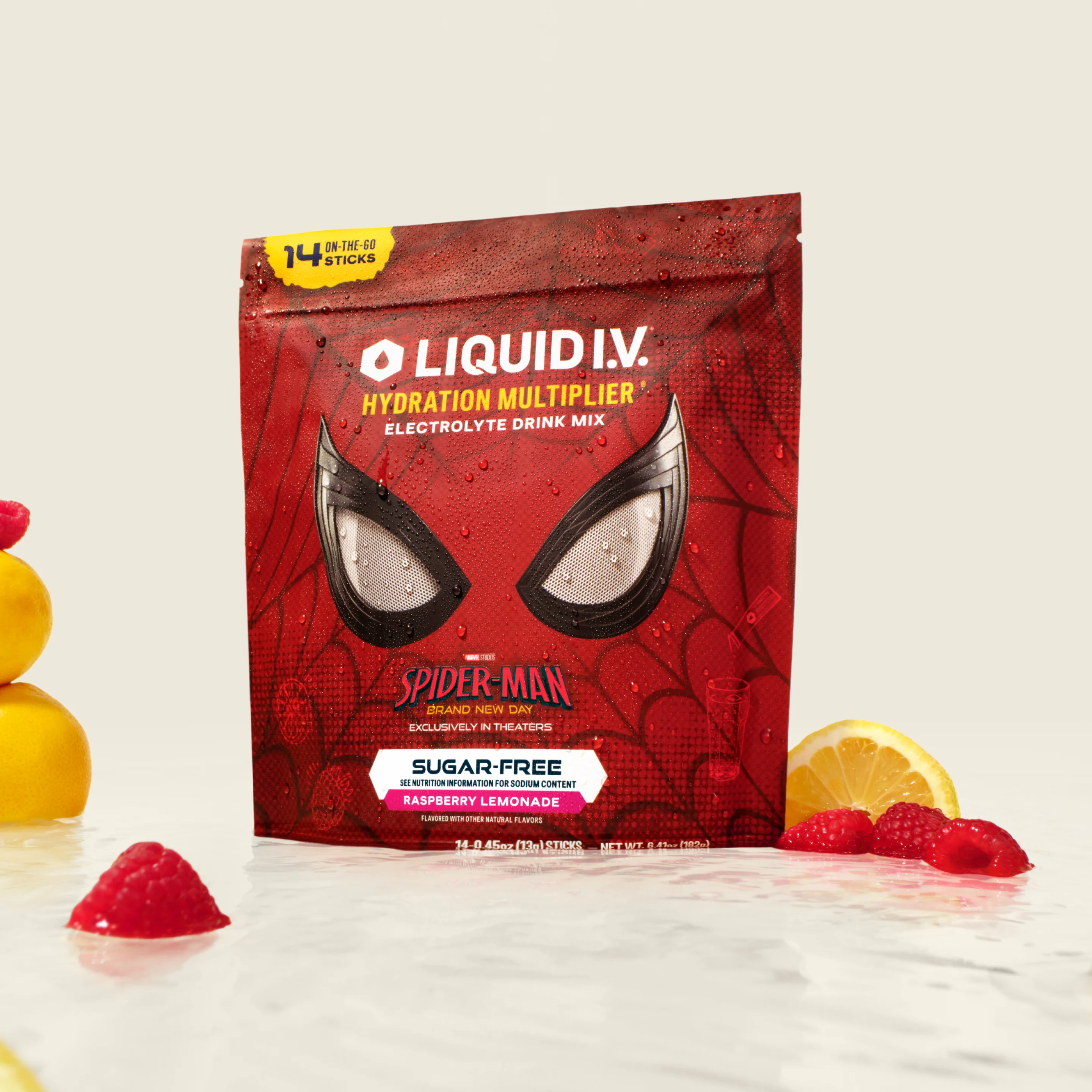 Limited Edition Spider-Man Raspberry Lemonade Hydration Multiplier® Sugar-Free - Image 4